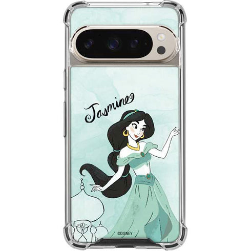 Disney Princess Jasmine Pixel 9/9 Pro Clear Case